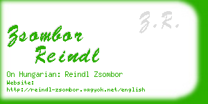 zsombor reindl business card
